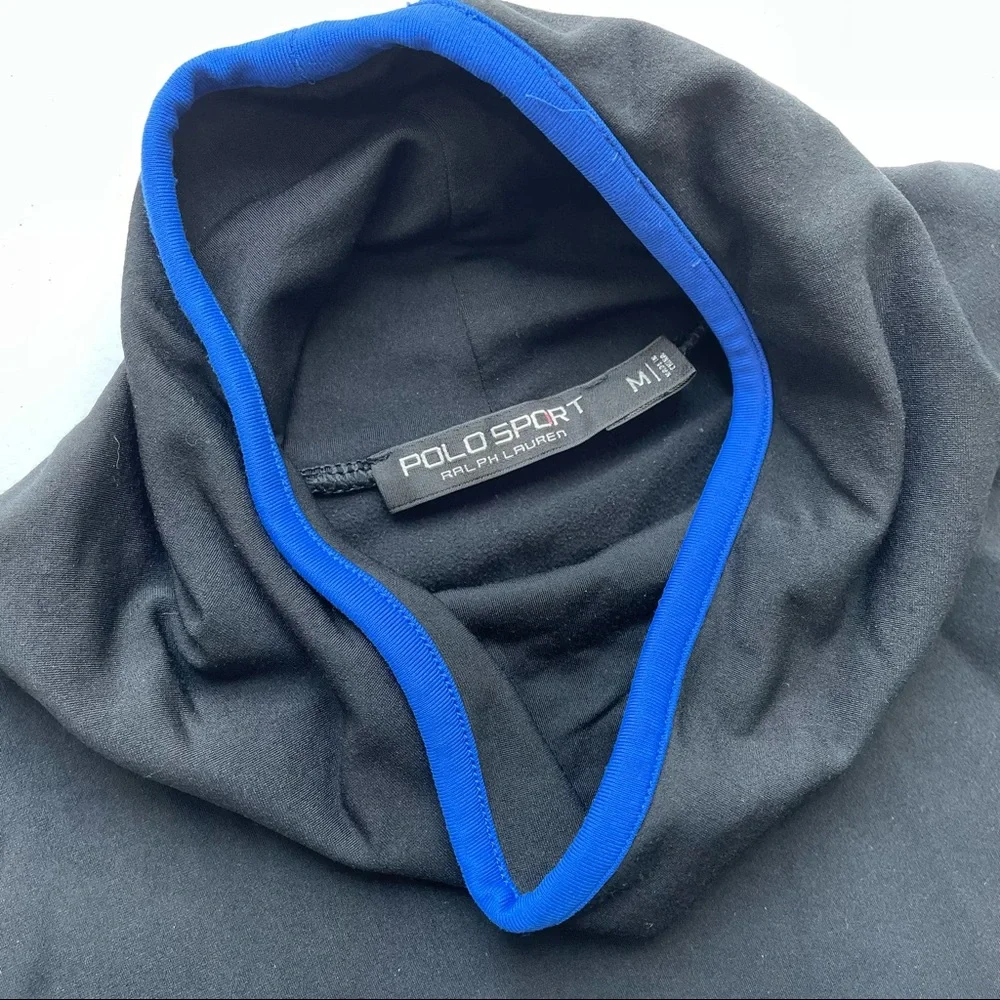 Polo Sport Ralph Lauren Athletic Long Sleeve Pullover Sweatshirt Mock Neck M - Picture 5 of 9